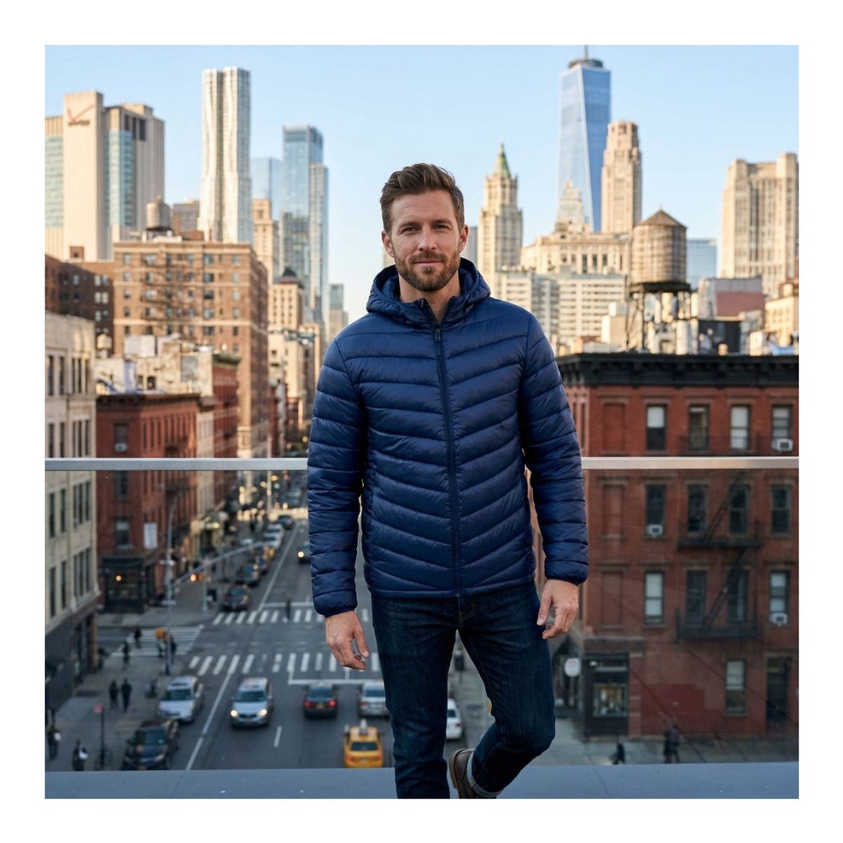 EKOL TACTICA MILITAR - Chaqueta Parka Térmica Azul Comodidad y Calce Perfecto