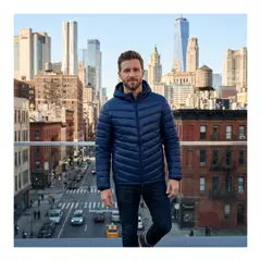 EKOL TACTICA MILITAR - Chaqueta Parka Térmica Azul Comodidad y Calce Perfecto