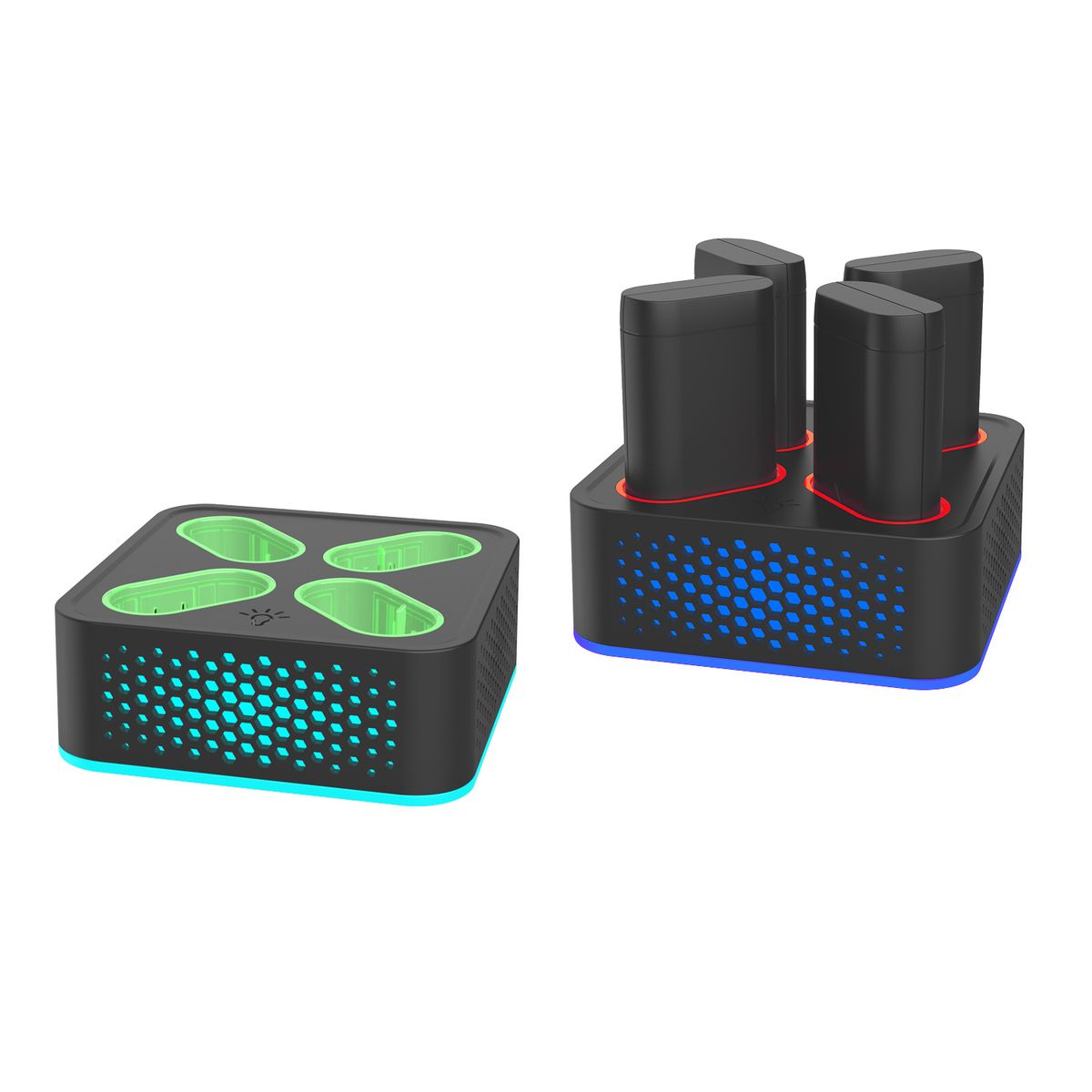 DOBE - Estación de Carga Dual DOBE RGB para Controles Xbox Series One TYX-5602