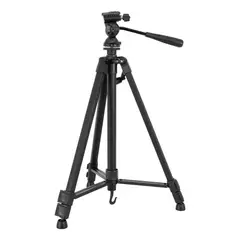 GENERICO - Trípode Semi Profesional Cámara Celular Universal Aluminio Negro
