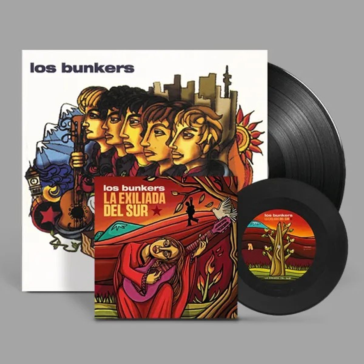 GENERICO - Vinilo Los Bunkers - La Culpa + La Exiliada Del Sur