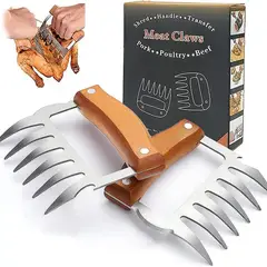GENERICO - Set 2 Garras de Oso Acero Inoxidable – Parrilla BBQ Asados