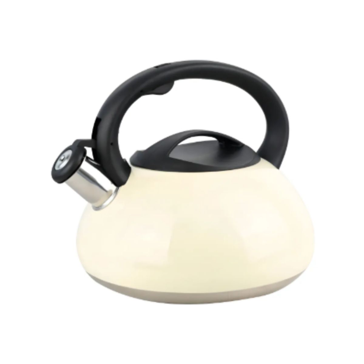 DORAL - Tetera Acero Inoxidable Con Pito 3.0 Litros - Línea Atlanta (Color Beige)