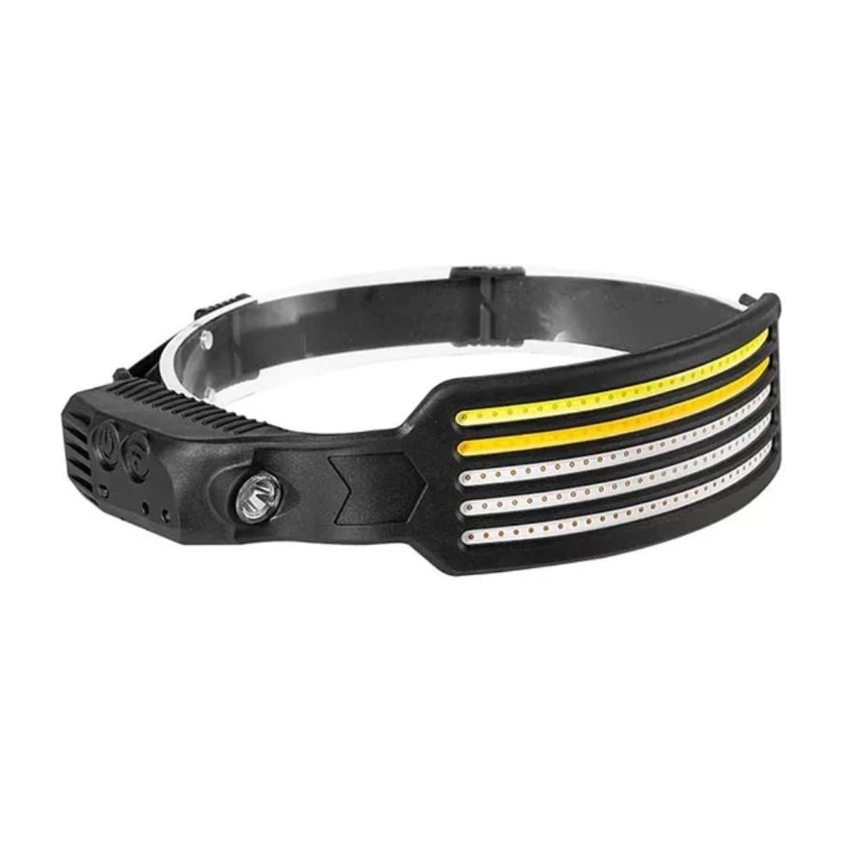 GENERICO - Lampara Linterna De Uso Frontal Con 5 Leds Recargable