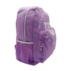GENERICO - Mochila Wilson Colección Pastel Porta Notebook Diseño De Tela Liso Color Lila