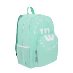 GENERICO - Mochila Wilson Colección Pastel Porta laptop Diseño De La Tela Liso Color Verde Claro