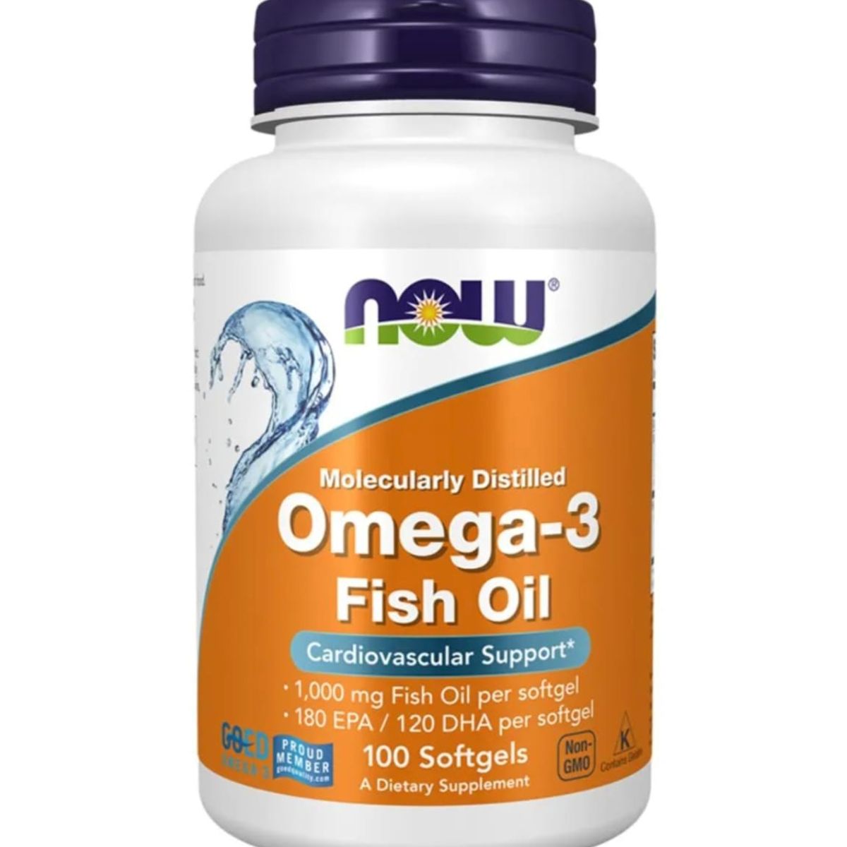 NOW - Omega 3 1000mg 100 Softgel - Now Foods