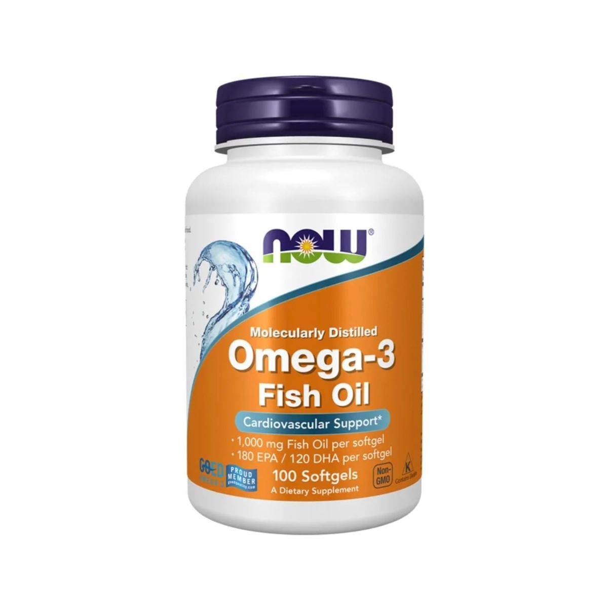 NOW - Omega 3 1000mg 100 Softgel - Now Foods