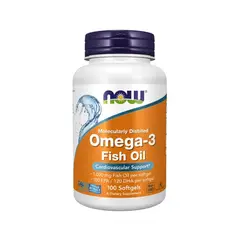 NOW - Omega 3 1000mg 100 Softgel - Foods