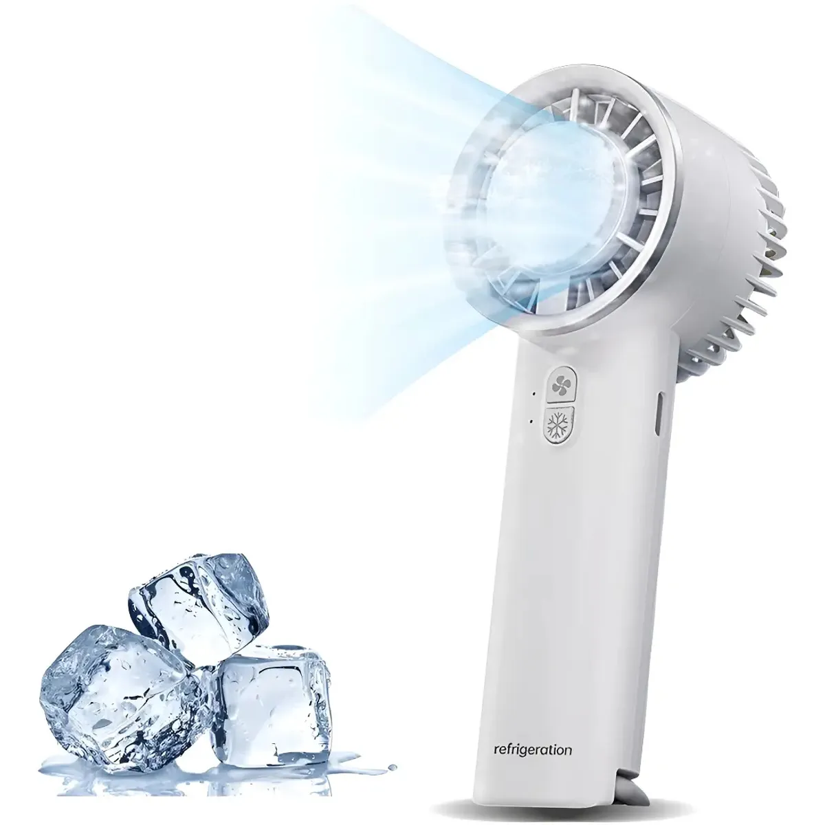 KUANGYE - Ventilador Frío Portátil Y De Escritorio Recargable