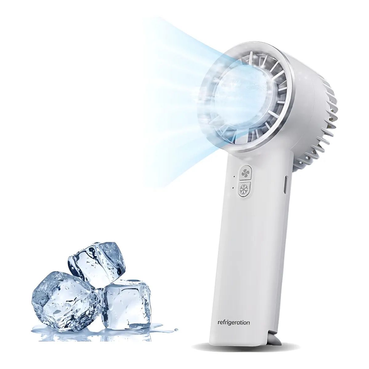 KUANGYE - Ventilador Frío Portátil Y De Escritorio Recargable