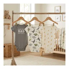 EKOL TACTICA MILITAR - Pack 3 Bodys Diseños Surtidos 100% Algodón