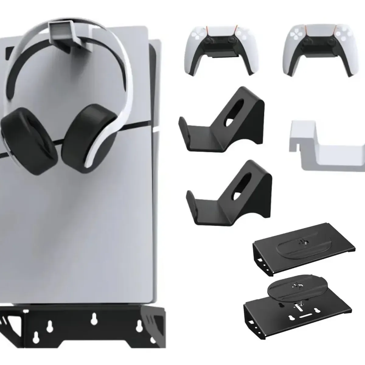 KUANGYE - Soporte Consola Compatible con Ps5 Playstation 5 Para Pared Muro Acces