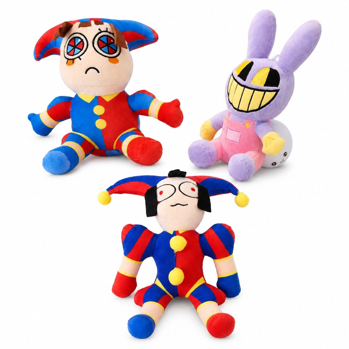 GENERICO - Circo Digital Peluches 3 piezas 25cms.
