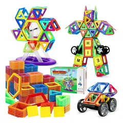 GENERICO - Set De Construcción Magnético De 46 Piezas Imanes Para Niños