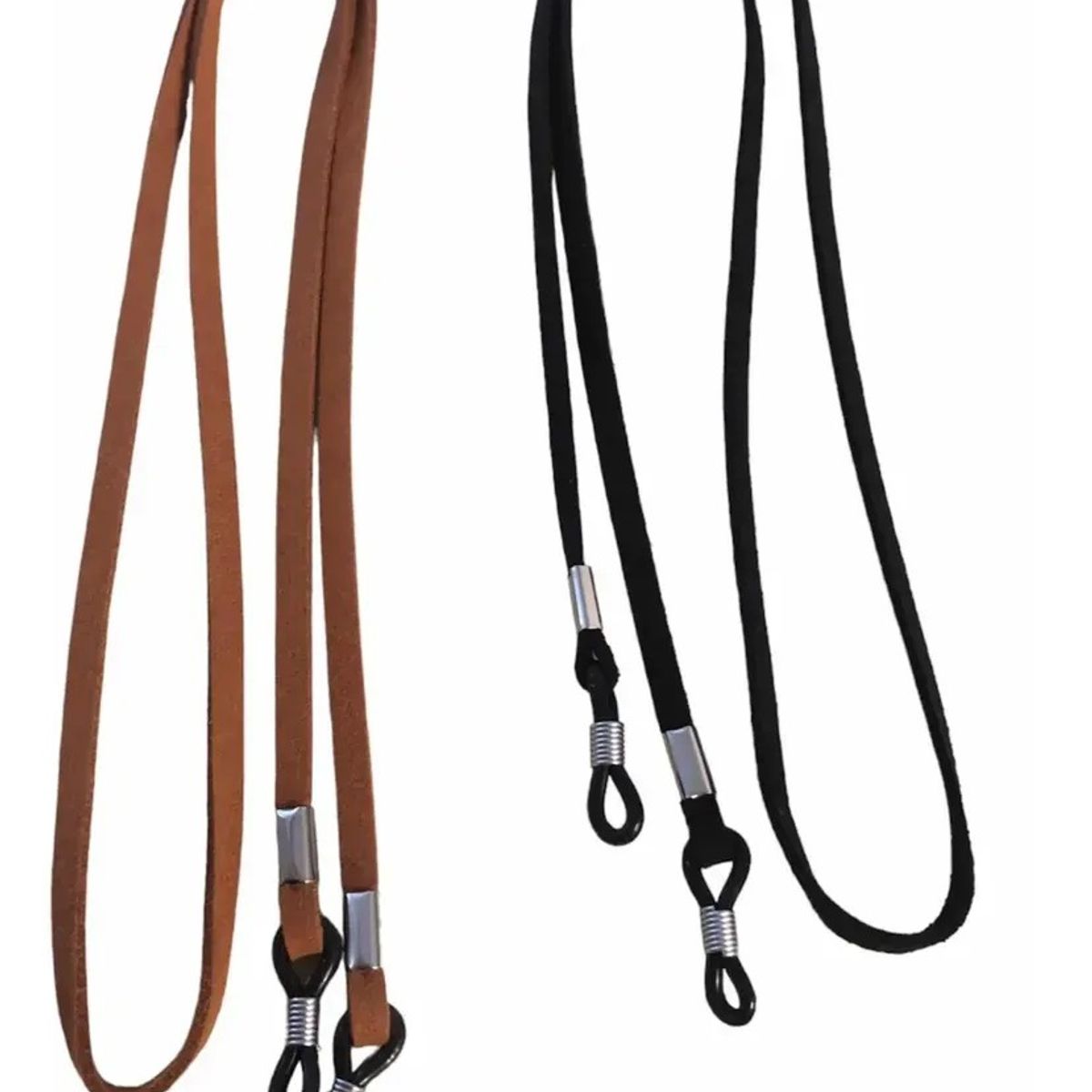 KUANGYE - Sujetador Strap Correa Para Lentes Cuero Set 2 Piezas