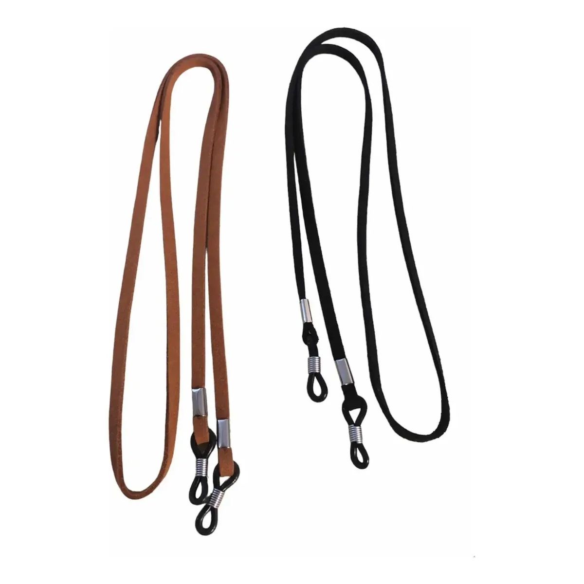 KUANGYE - Sujetador Strap Correa Para Lentes Cuero Set 2 Piezas