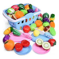 GENERICO - Juguete De Corte De Cocina De Frutas Y Verduras 23 Piezas