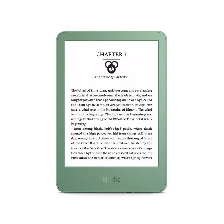 Lector Kindle 6 16GB E-Reader Pantalla E-Ink 300 ppi Luz Ajustable WiFi Matcha