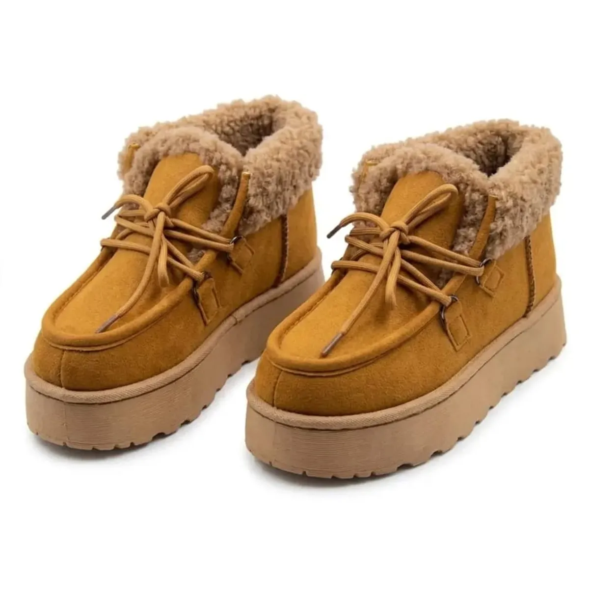 GENERICO - Botin Plataforma Chiporro Invierno Forrado