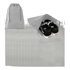 KUANGYE - 12pcs Bolsa Almacenamiento De Zapatos Con Cordón Para Viajes
