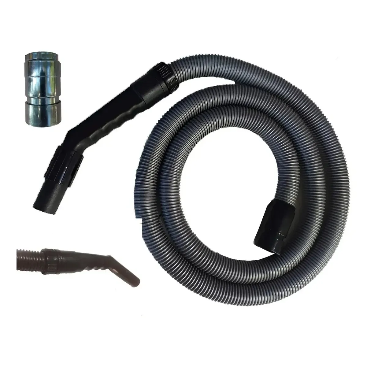 KUANGYE - 2,5m Manguera Aspiradora Para Luster Con Conectores 1 1/4in