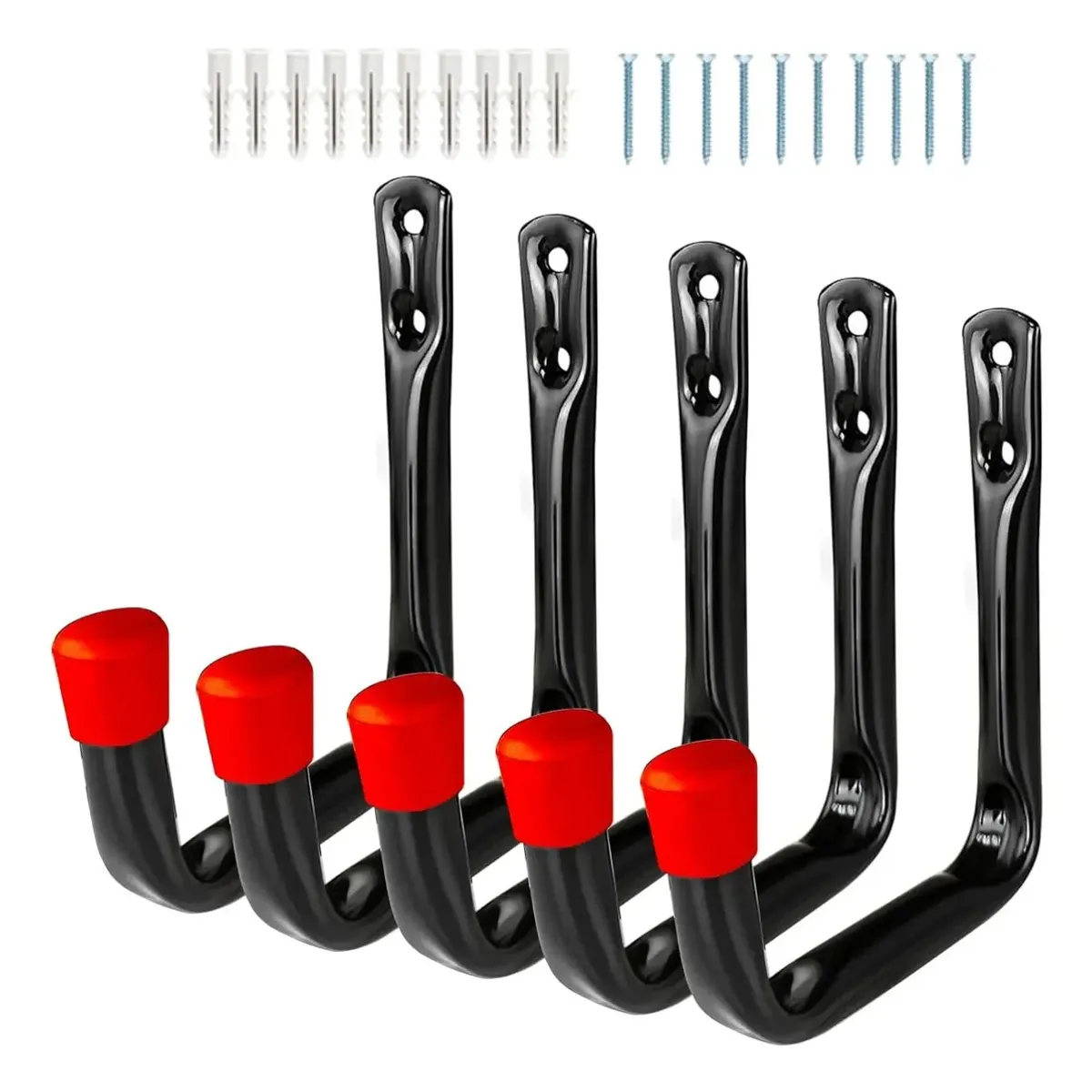 GENERICO - Pack X5 Soporte De Pared Parar Bicicleta Gancho Pared Bici