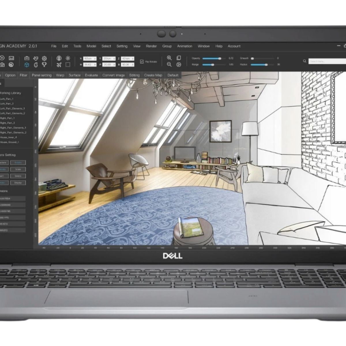 DELL - Notebook Reacondicionado Dell Intel Core i7 11va Gen 16GB Ram 512GB Ssd NVIDIA T500 GARANTIA 6 MESES