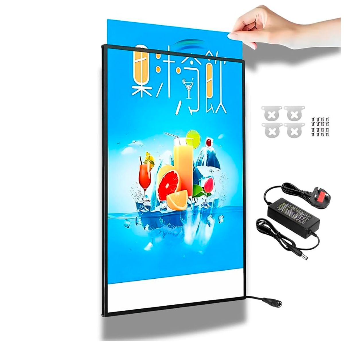 CREA PRINT - Caja De Luz Led Panel Publicitario A2 42X59 cm Con Regulador