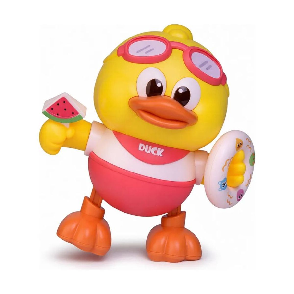 GENERICO - Patito Juan Bailarín Musical Luces LED y Movimiento Juguete Interactivo para Bebés Rosa