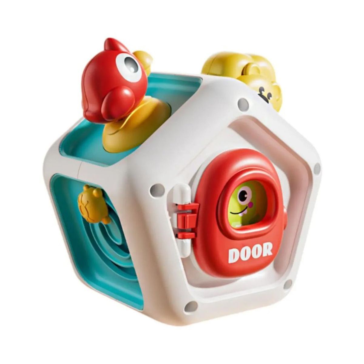 GENERICO - Juguete Cubo Didáctico Sensorial Montessori 7 en 1 para Bebé