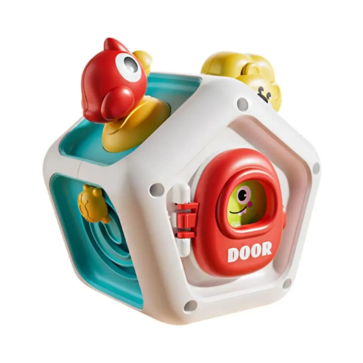 GENERICO - Juguete Cubo Didáctico Sensorial Montessori 7 en 1 para Bebé
