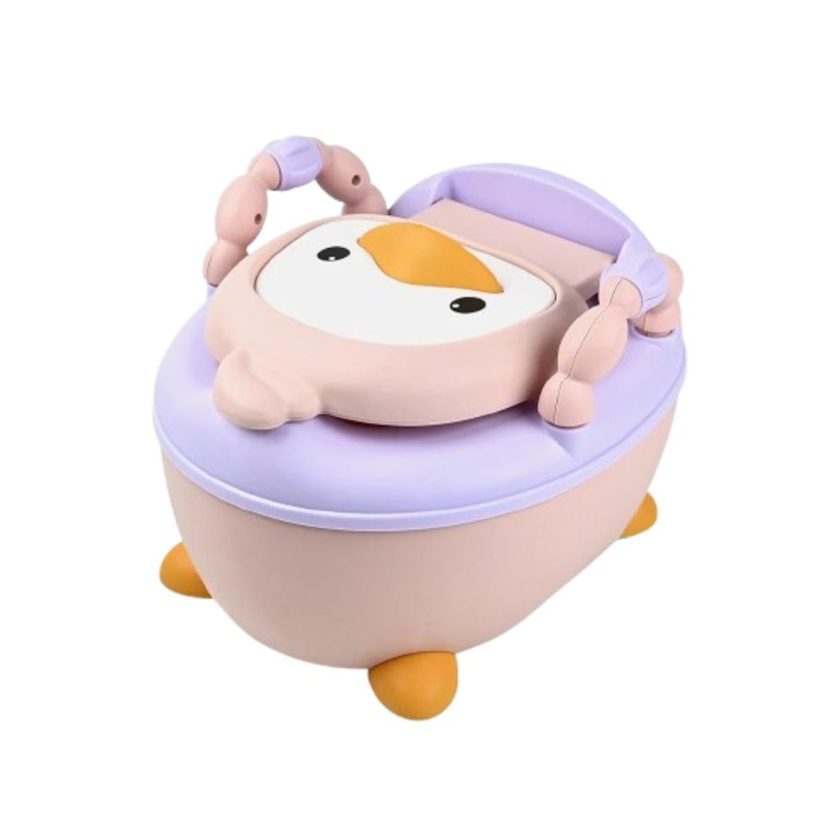 GENERICO - Bacinica Pelela Infantil Diseño Pato Asiento Acolchado y Ergonómico