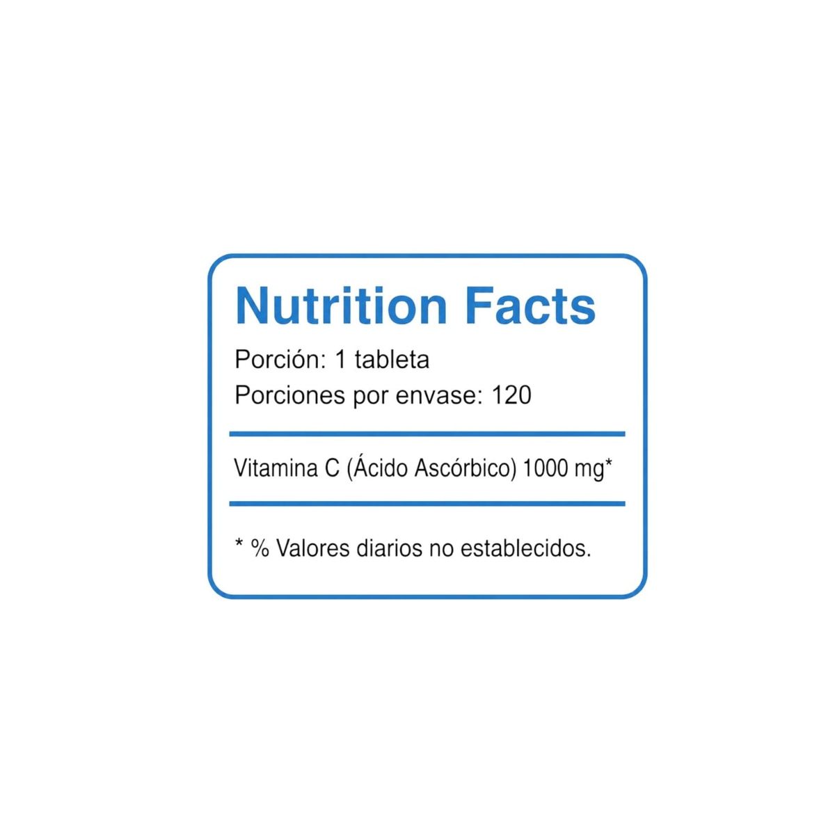 PULSE - VITAMINA C 1000MG POR TABLETA 120 UND - PULSE NUTRITION
