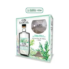 KANTAL - Gin 43° 750cc + Copón