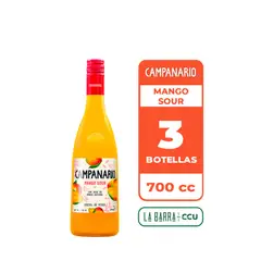 CAMPANARIO - 3x Cóctel Mango Sour 12° 700cc