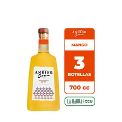SABOR ANDINO - 3x Cóctel Mango 12° 700cc