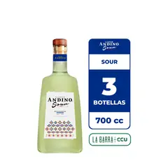 SABOR ANDINO - 3x Cóctel Sour 14° 700cc