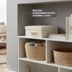 HOME LOGICS - Caja de almacenamiento Organizador 30x30x16 cm Kiosclub