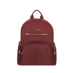 SAXOLINE - Mochila Notebook 14 Empire Mediana Poliéster Burdeo 5SX