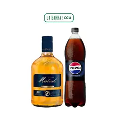 CCU - Pack Pisco Mistral 35° 1L + Pepsi Zero 1.5L