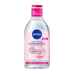 NIVEA - Agua Micelar Hidratante 400ml: Piel Seca y Sensible