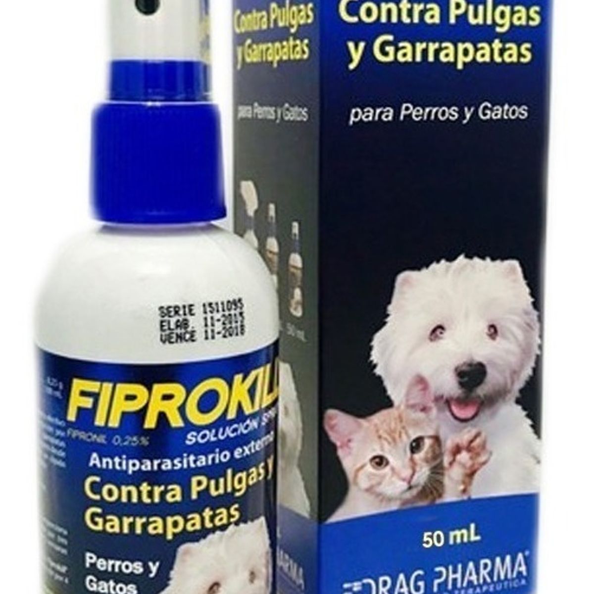 DRAG PHARMA - Fiprokill Spray® 50mL - Antipulga