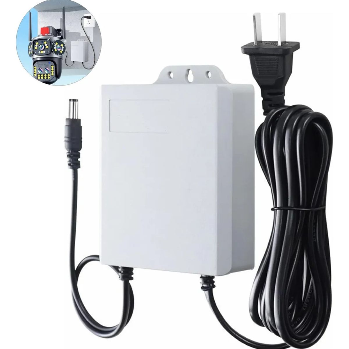 EVERSO - Mini Ups 5400 Mah 12v 2a No Te Quedes Sin Energía Gris