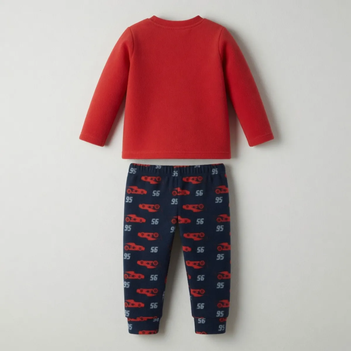 DISNEY - Pijama Manga Larga Niño Speed Cars Rojo Disney