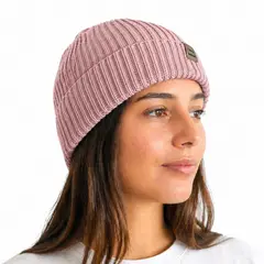LENGA - Gorro Beanie Mujer Lana Sustentable Corralco