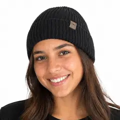 LENGA - Gorro Beanie Mujer Lana Sustentable Corralco