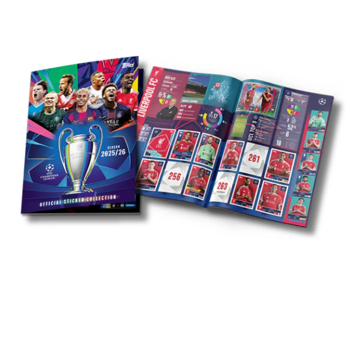 GENERICO - Álbum + 12 Sobres Champions League 2025/2026 Topps