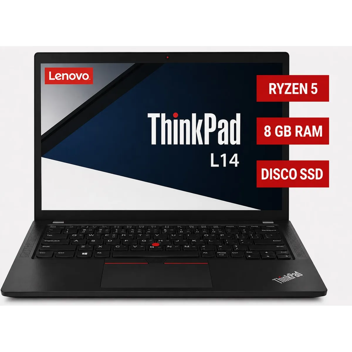 LENOVO - NOTEBOOK THINKPAD RYZEN 5 8 GB DE RAM Y DISCO SOLIDO