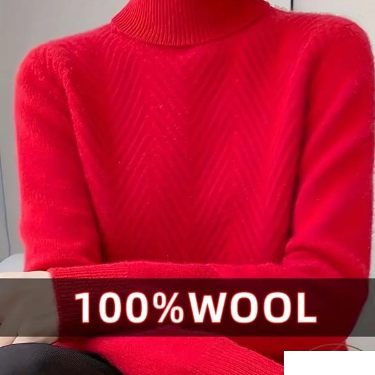 GENERICO - Sweater de lana par mujer talla L .